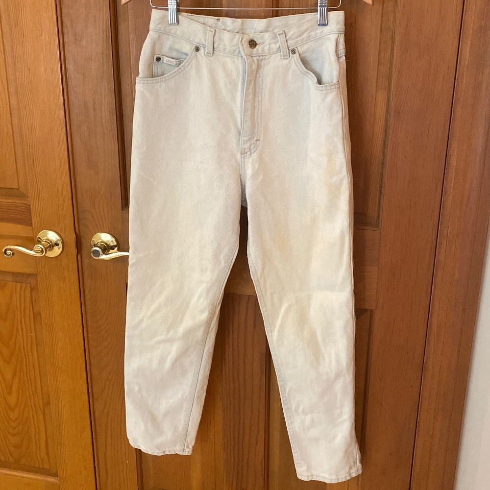 Light Wash Vintage Lee Riders 10P Jeans (fits like a size 4)